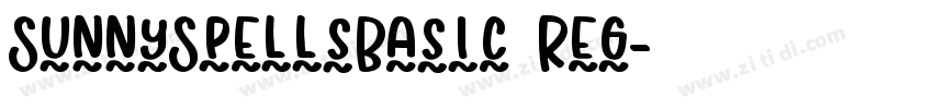 SunnySpellsBasic Reg字体转换
